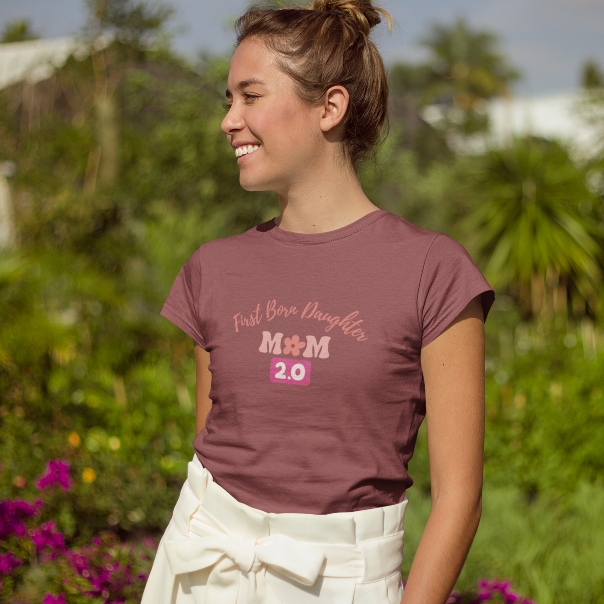 First-Born Daughter (n.) Mom 2.0 T-Shirt