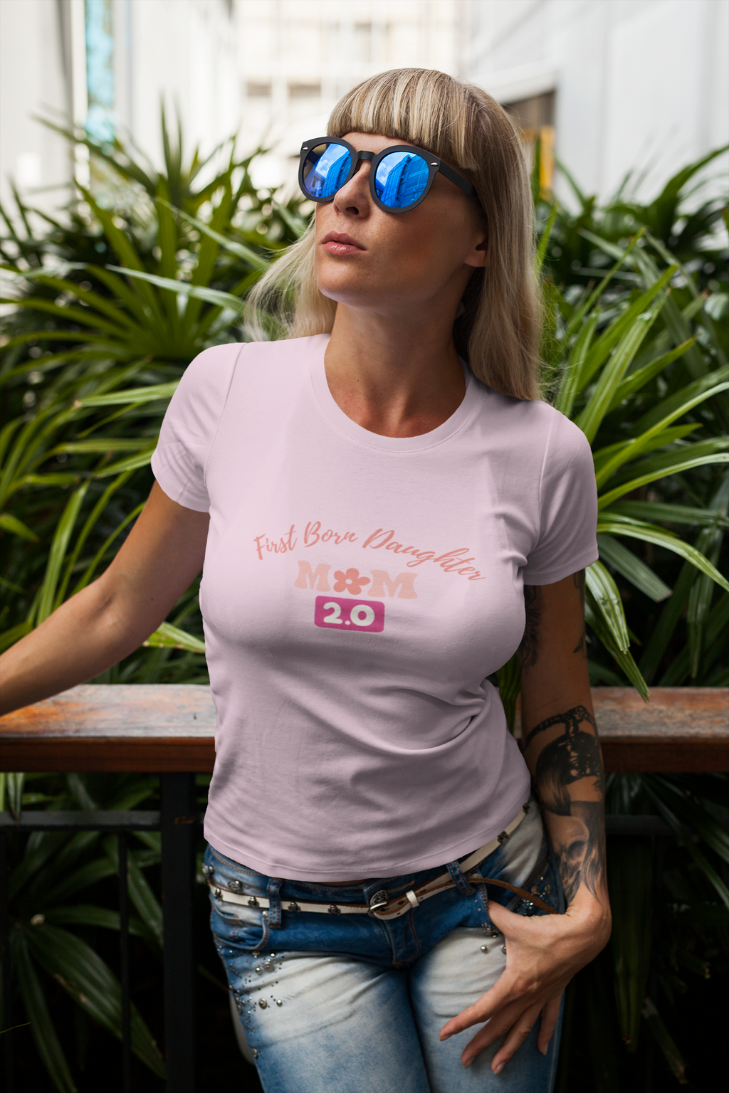 First-Born Daughter (n.) Mom 2.0 T-Shirt