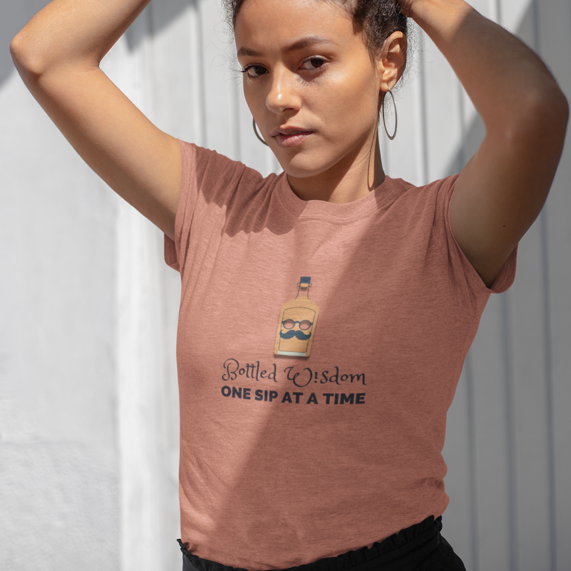 Bottled Wisdom One Sip at a Time T-Shirt