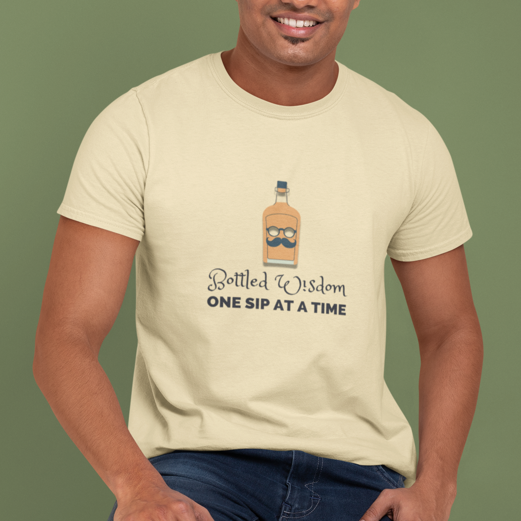 Bottled Wisdom One Sip at a Time T-Shirt