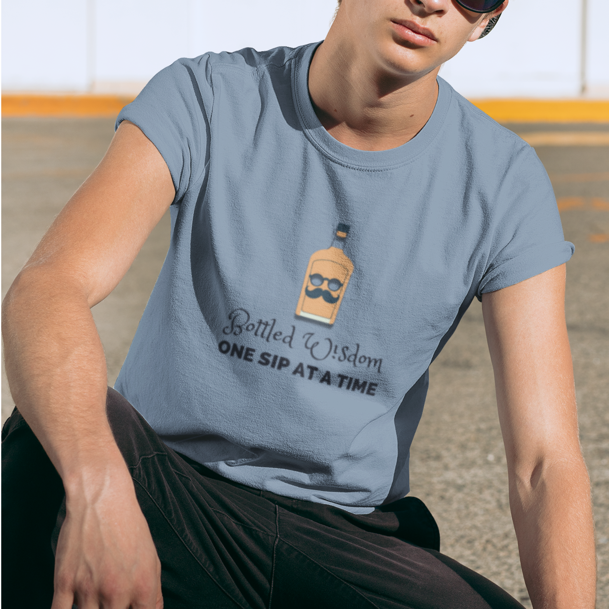 Bottled Wisdom One Sip at a Time T-Shirt