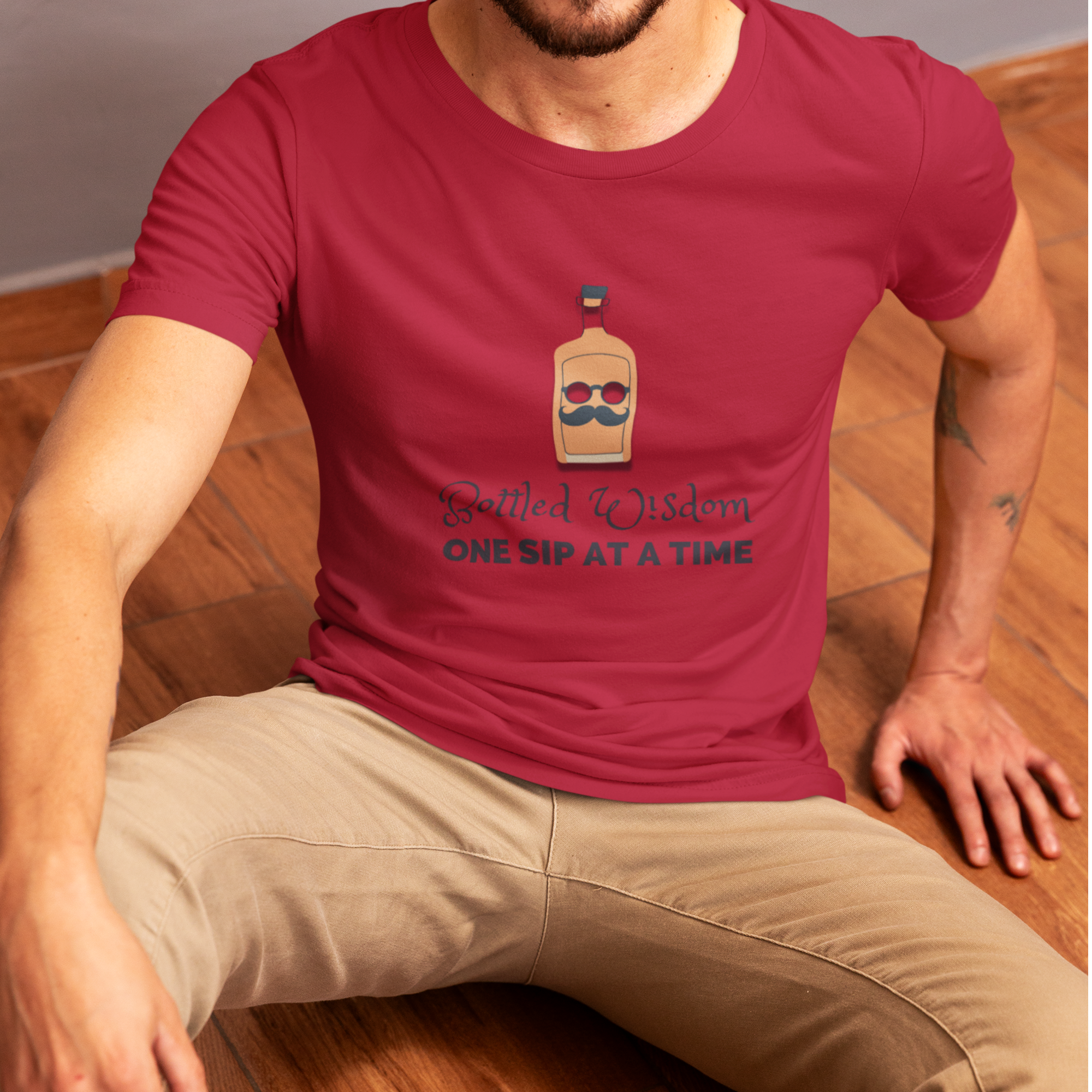 Bottled Wisdom One Sip at a Time T-Shirt