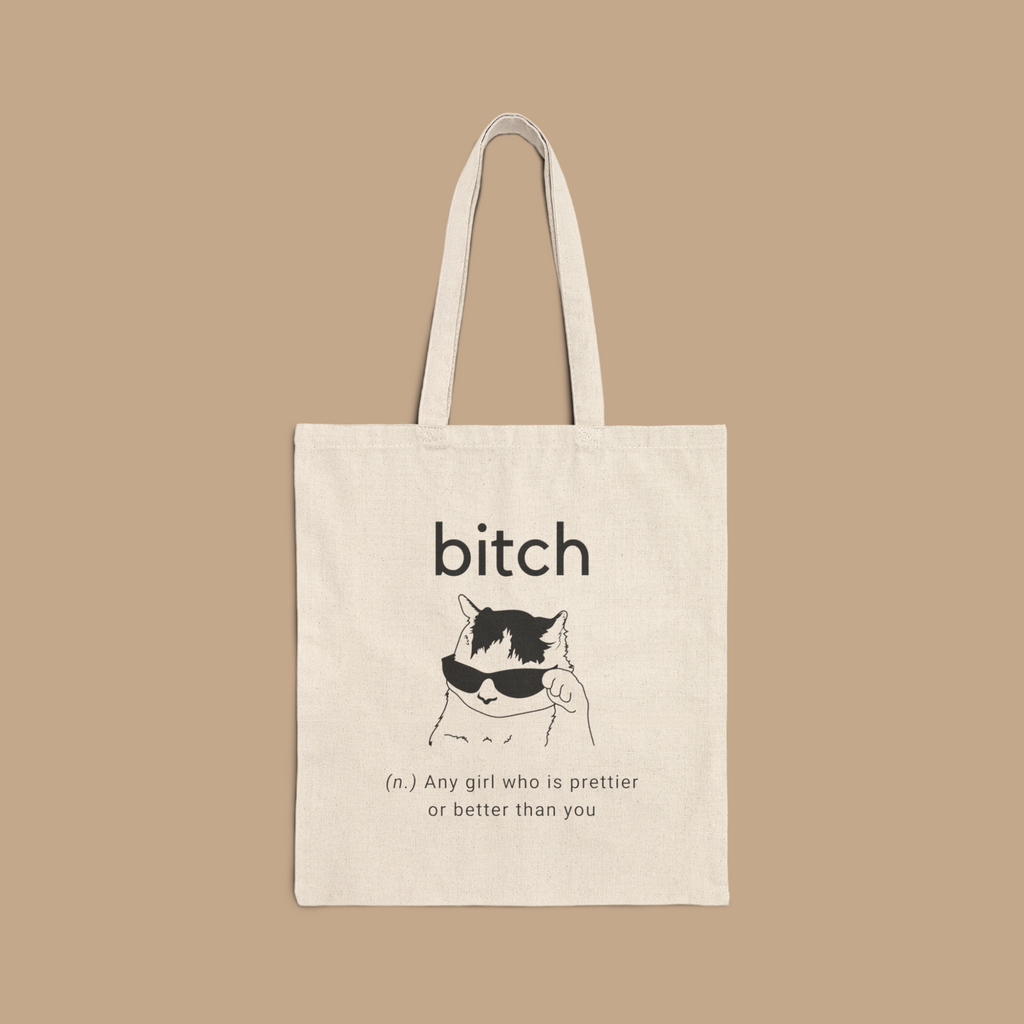 Sassy Cat Lover Tote Bag