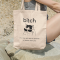 Sassy Cat Lover Tote Bag