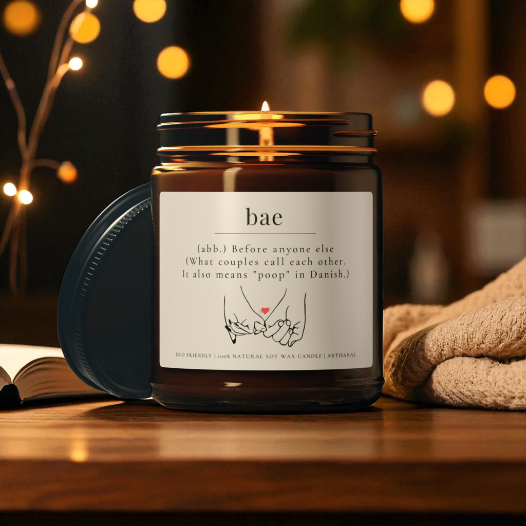 Bae Scented Soy Wax Vegan Jar Candle; 4oz/9oz