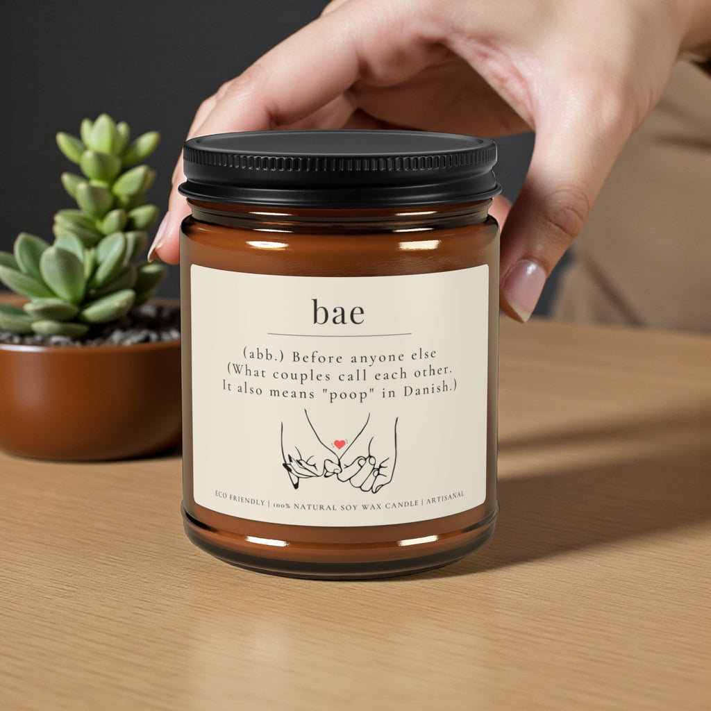 Bae Scented Soy Wax Vegan Jar Candle; 4oz/9oz