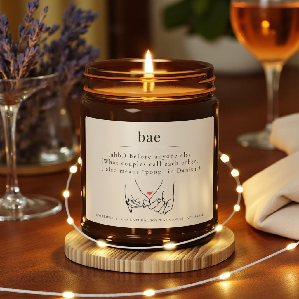 Bae Scented Soy Wax Vegan Jar Candle; 4oz/9oz