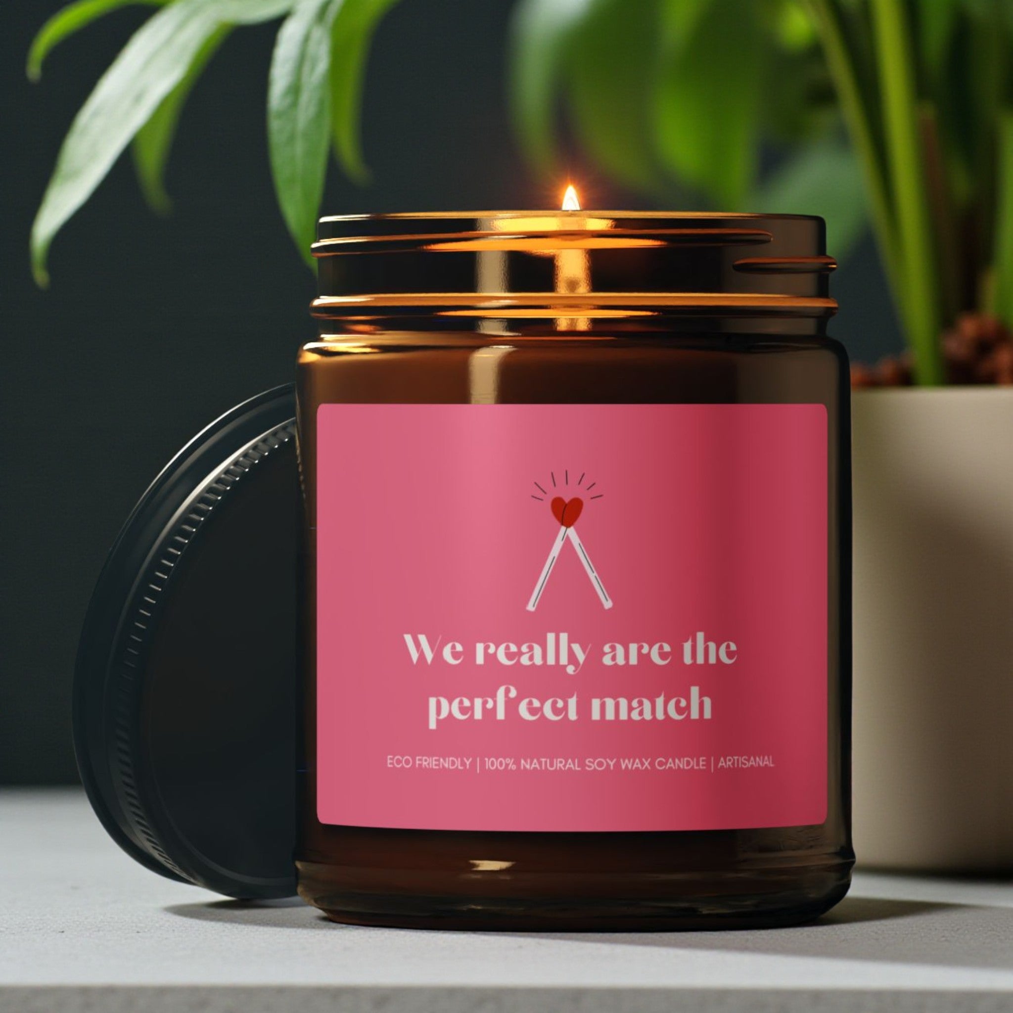 We Really Are the Perfect Match Scented Soy Wax Candle; 4oz/9oz