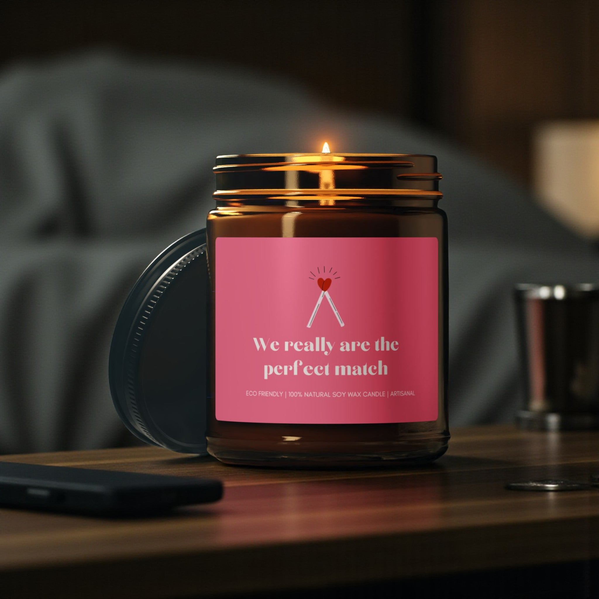 We Really Are the Perfect Match Scented Soy Wax Candle; 4oz/9oz