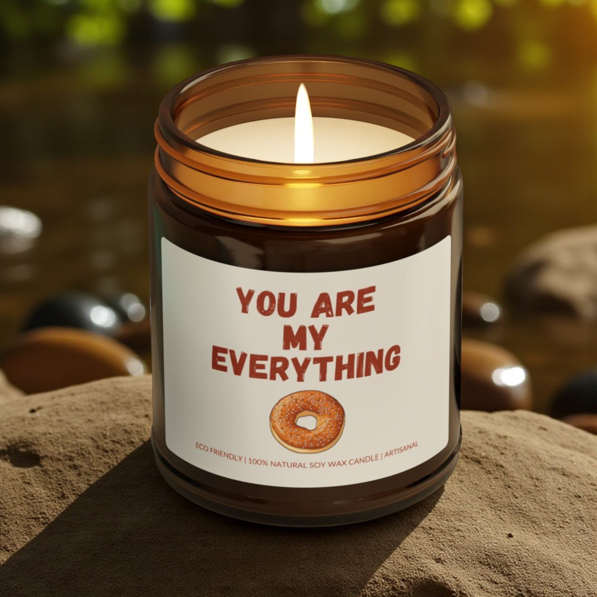 You Are My Everything Scented Soy Wax Vegan Jar Candle; 4oz/9oz