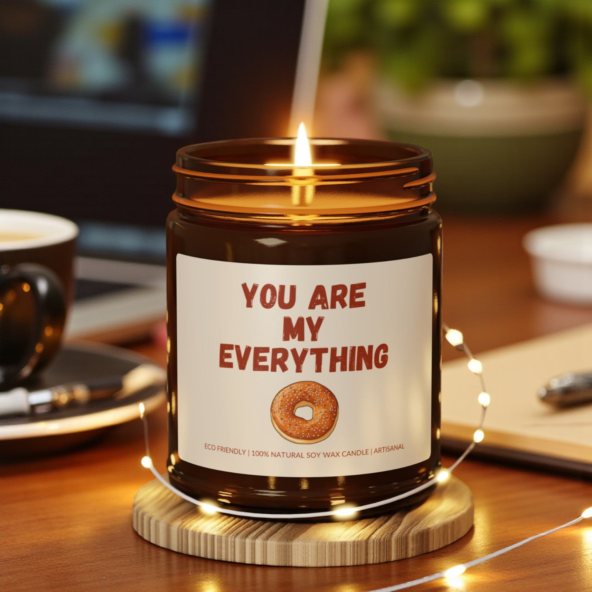 You Are My Everything Scented Soy Wax Vegan Jar Candle; 4oz/9oz