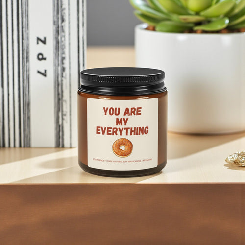 You Are My Everything Scented Soy Wax Vegan Jar Candle; 4oz/9oz