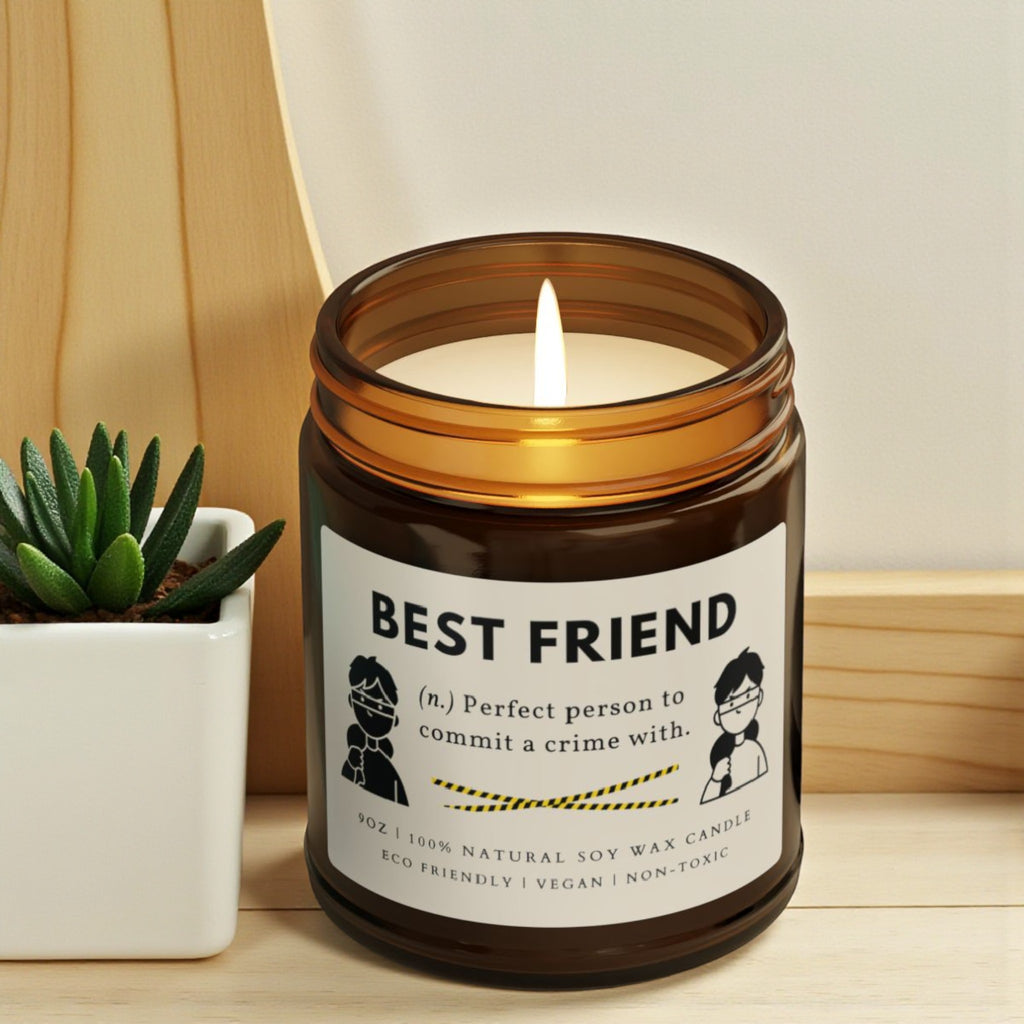 Best Friend Scented Soy Wax Candle; 4oz/9oz