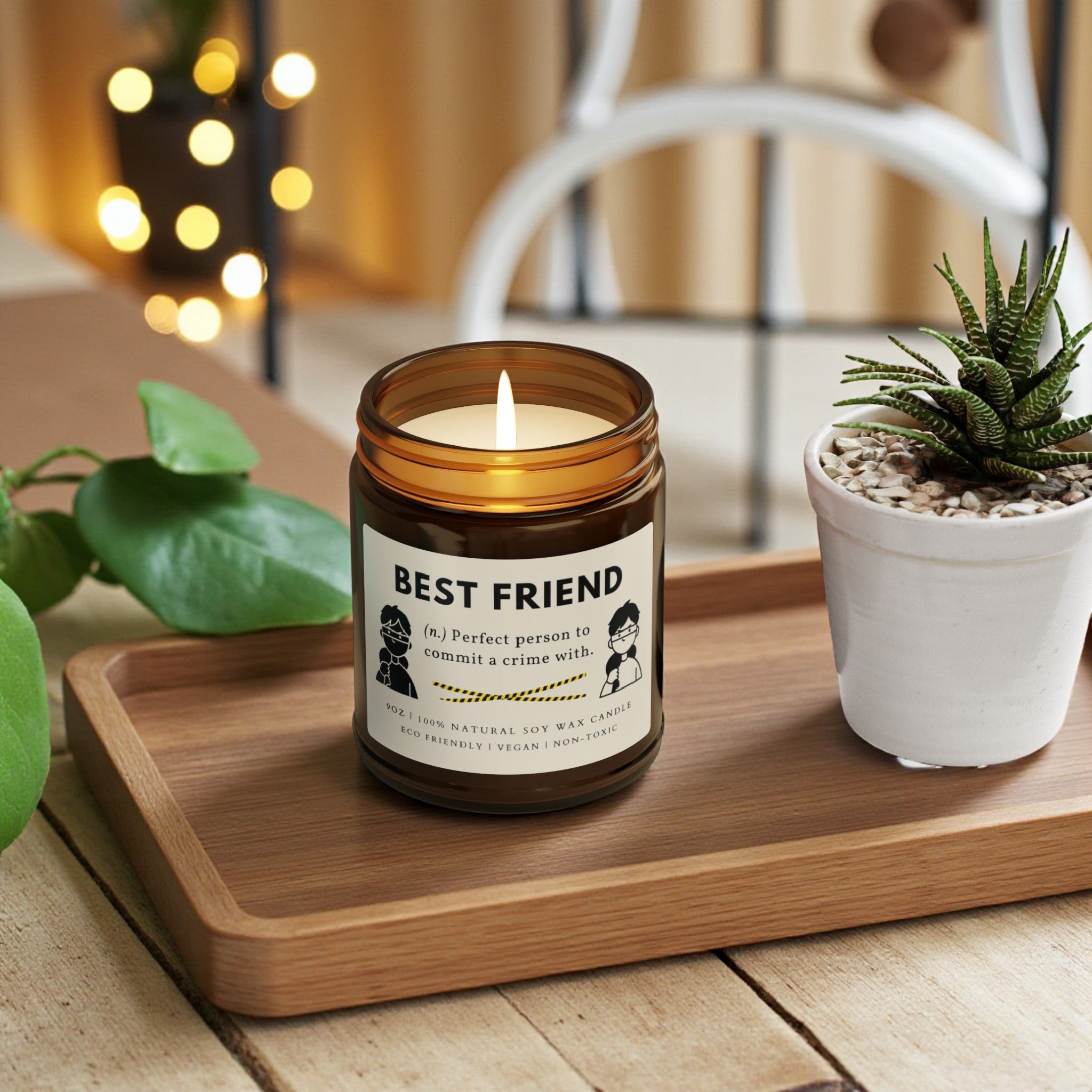 Best Friend Scented Soy Wax Candle; 4oz/9oz