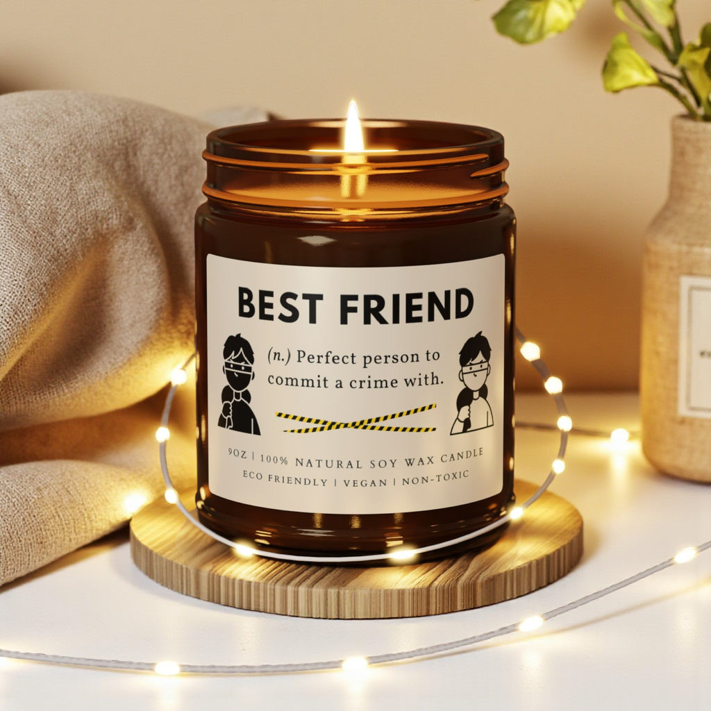 Best Friend Scented Soy Wax Candle; 4oz/9oz