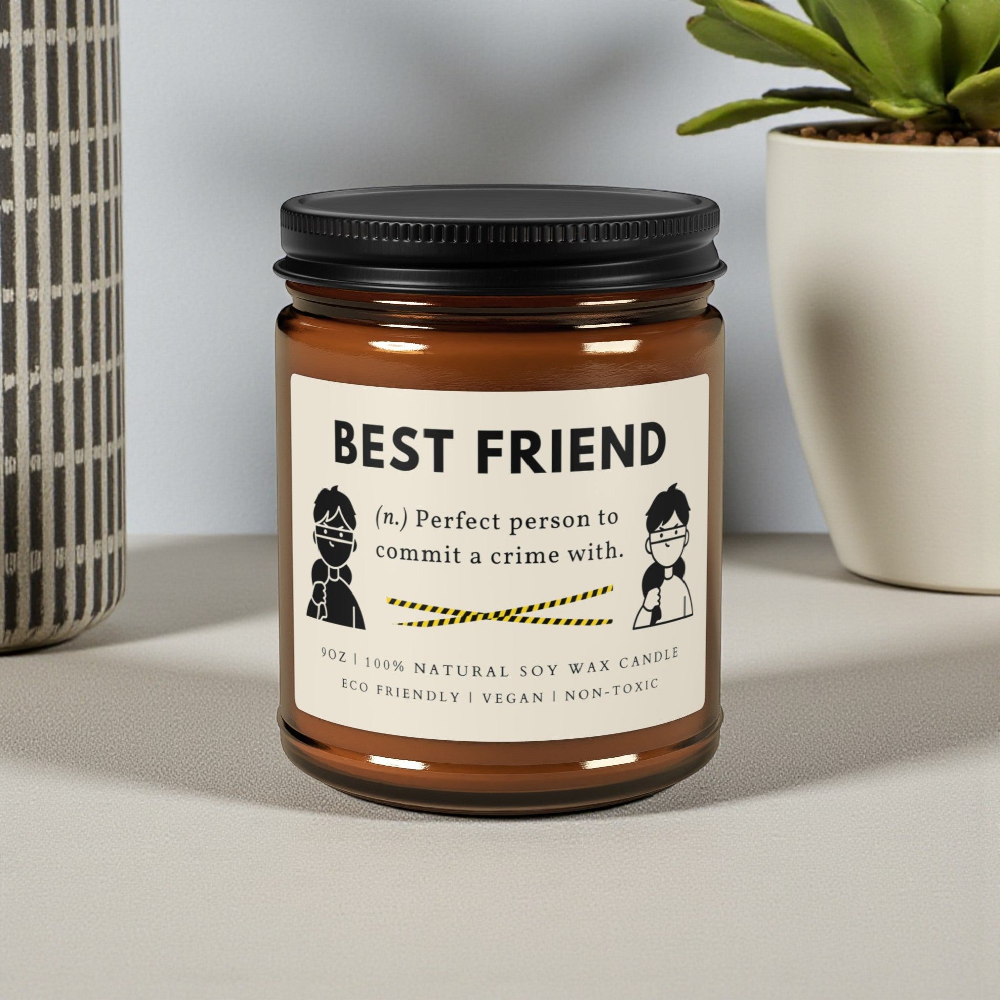 Best Friend Scented Soy Wax Candle; 4oz/9oz