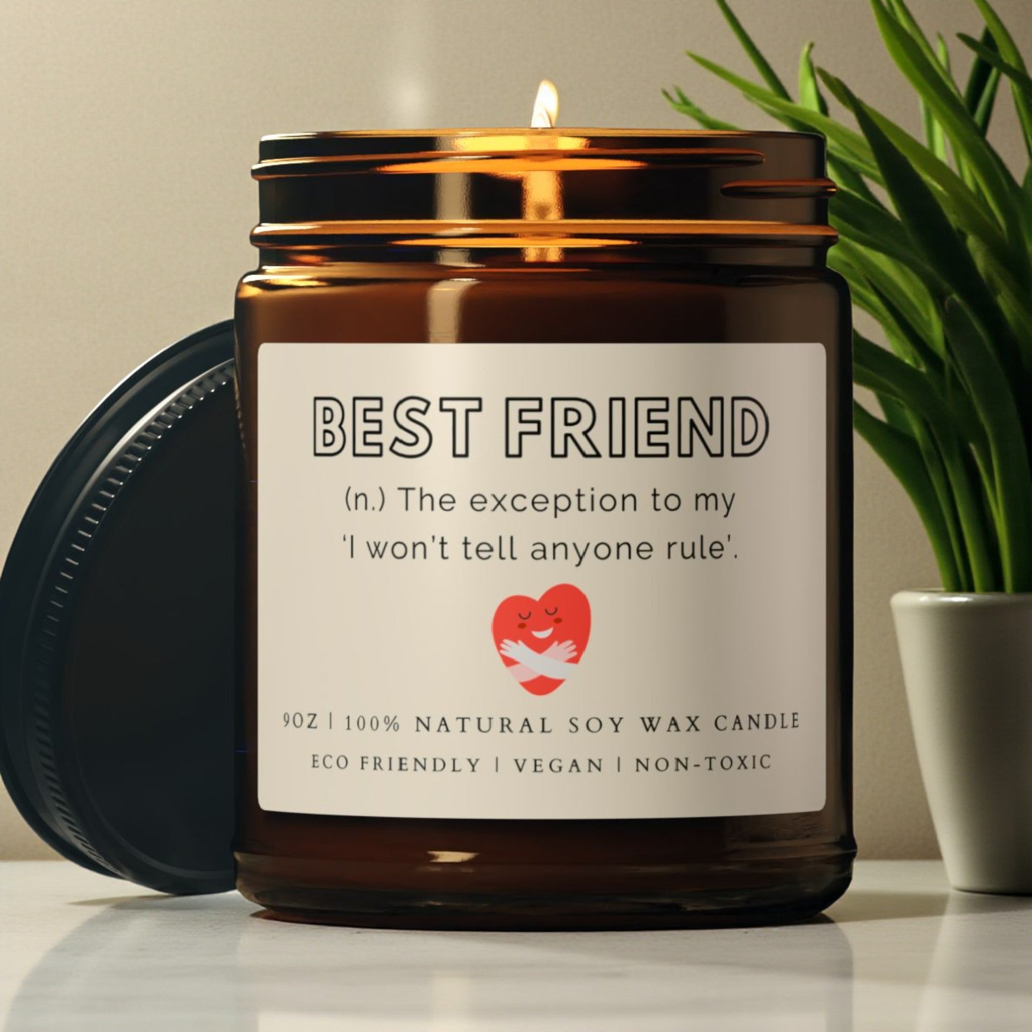Best Friend Scented Soy Wax Candle; 4oz/9oz