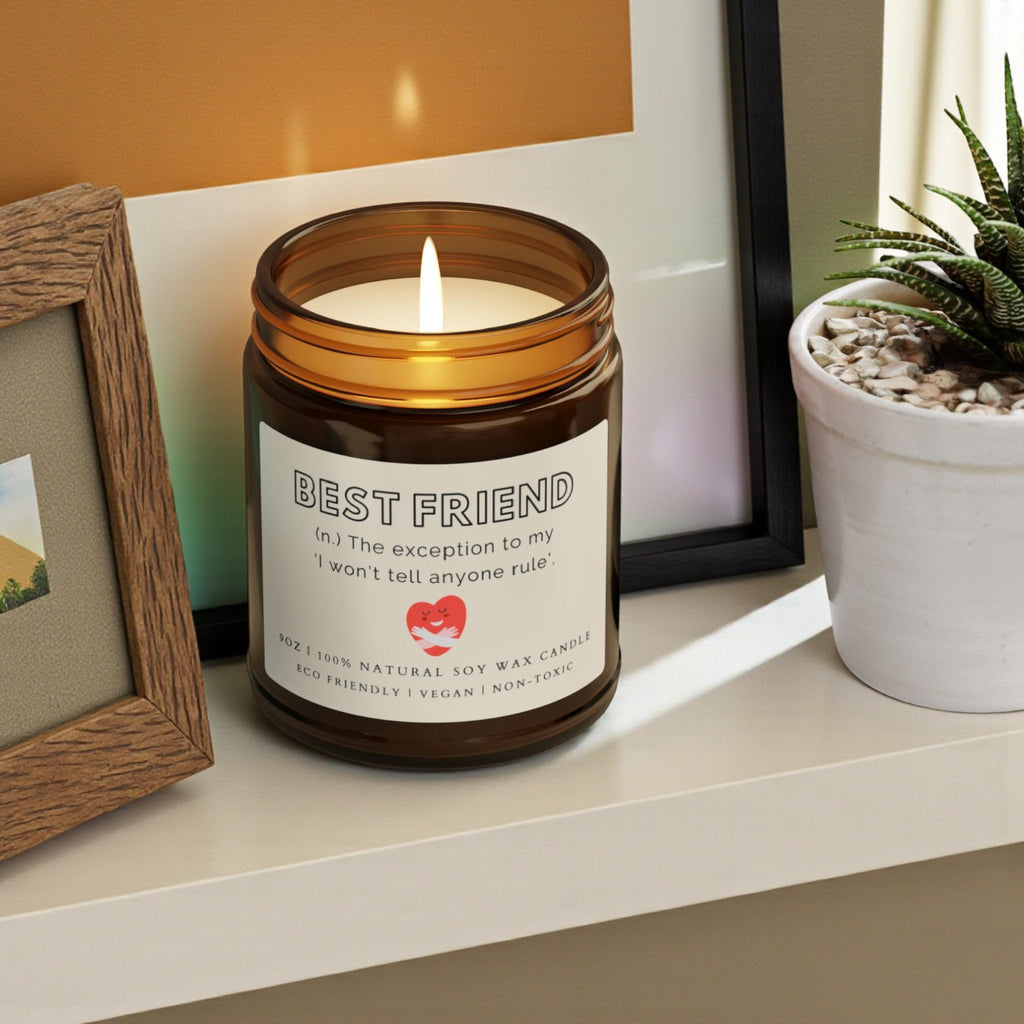Best Friend Scented Soy Wax Candle; 4oz/9oz