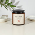 Best Friend Soy Candle | Best Friend Gift Candle, Amber Jar Candle; 4oz/9oz