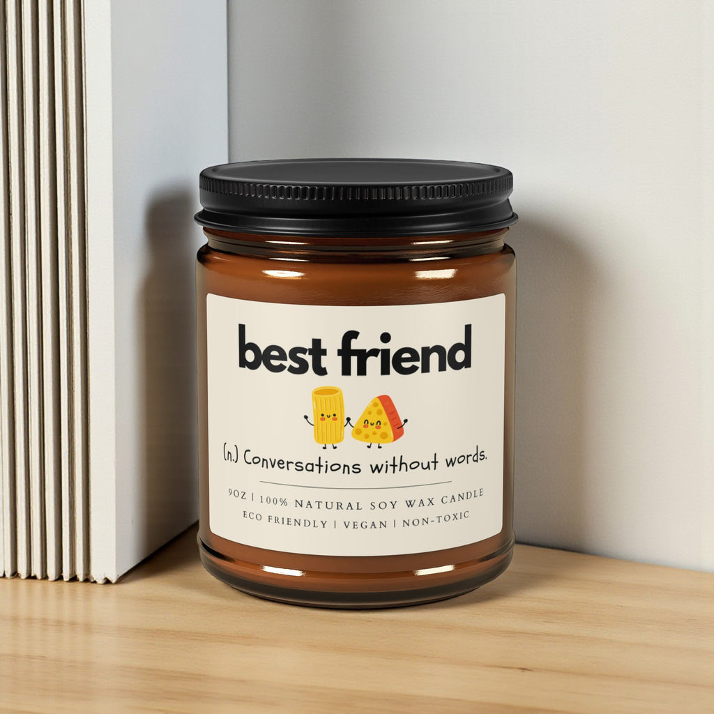 Best Friend Scented Soy Wax Jar Candle; 4oz/9oz