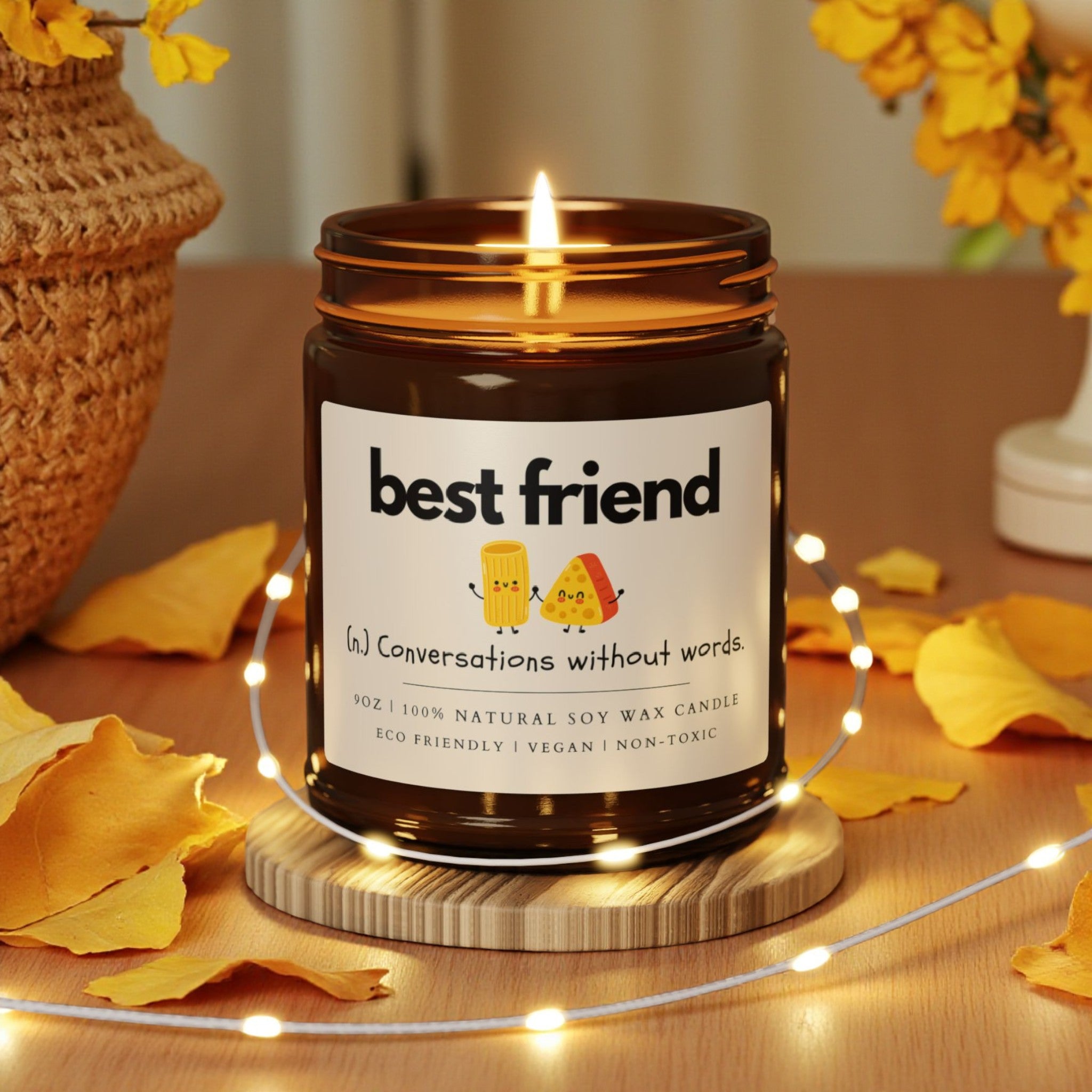 Best Friend Scented Soy Wax Jar Candle; 4oz/9oz
