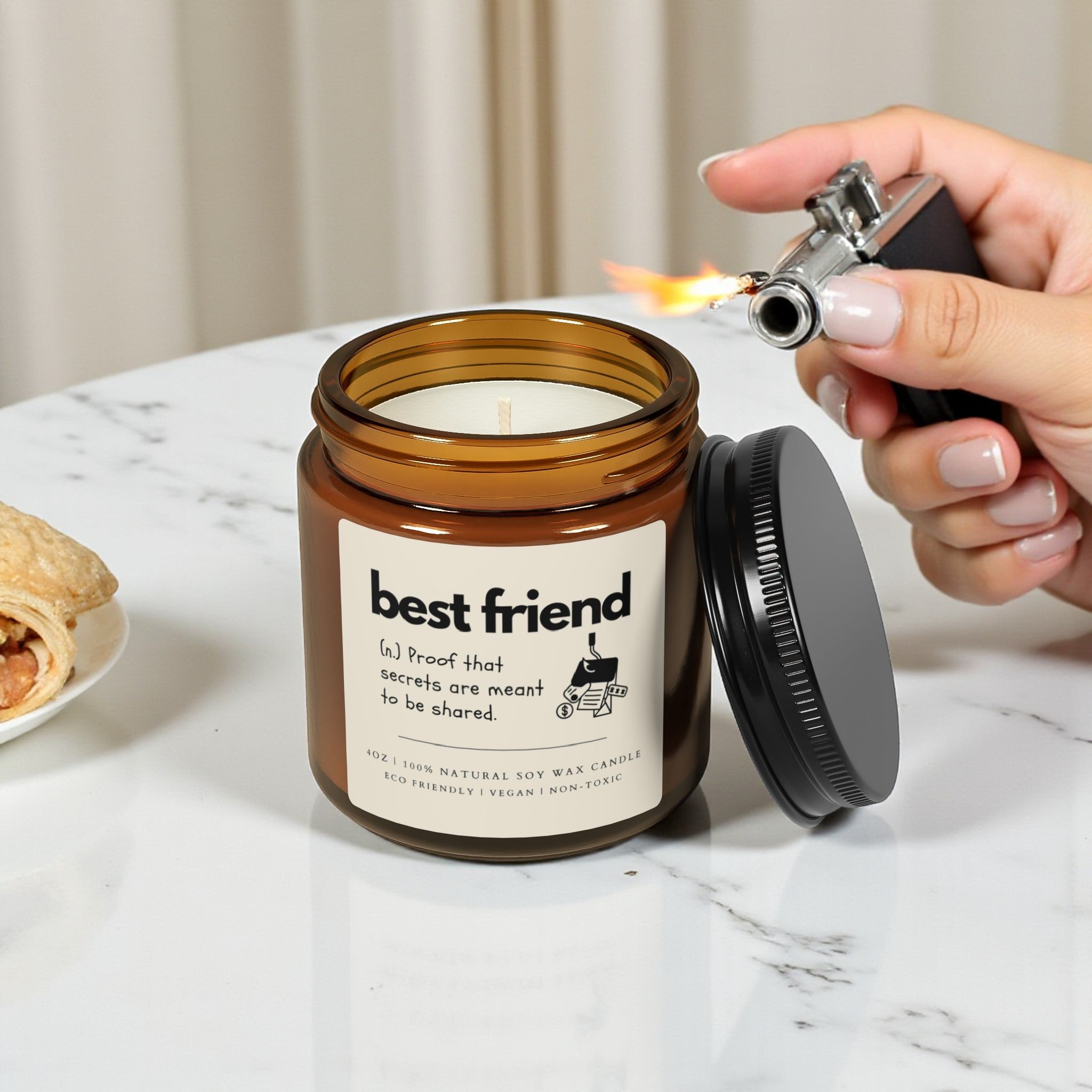 Best Friend Scented Soy Wax Candle; 4oz/9oz