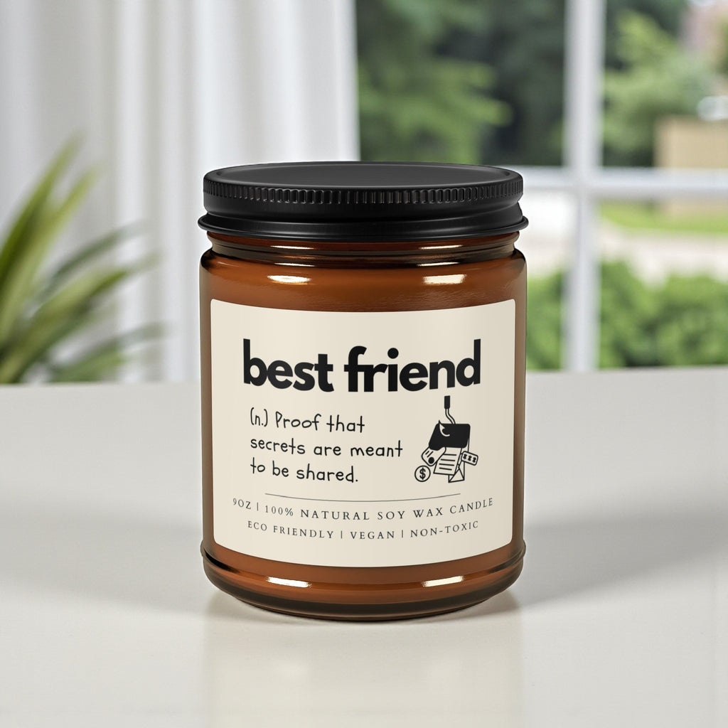 Best Friend Scented Soy Wax Candle; 4oz/9oz