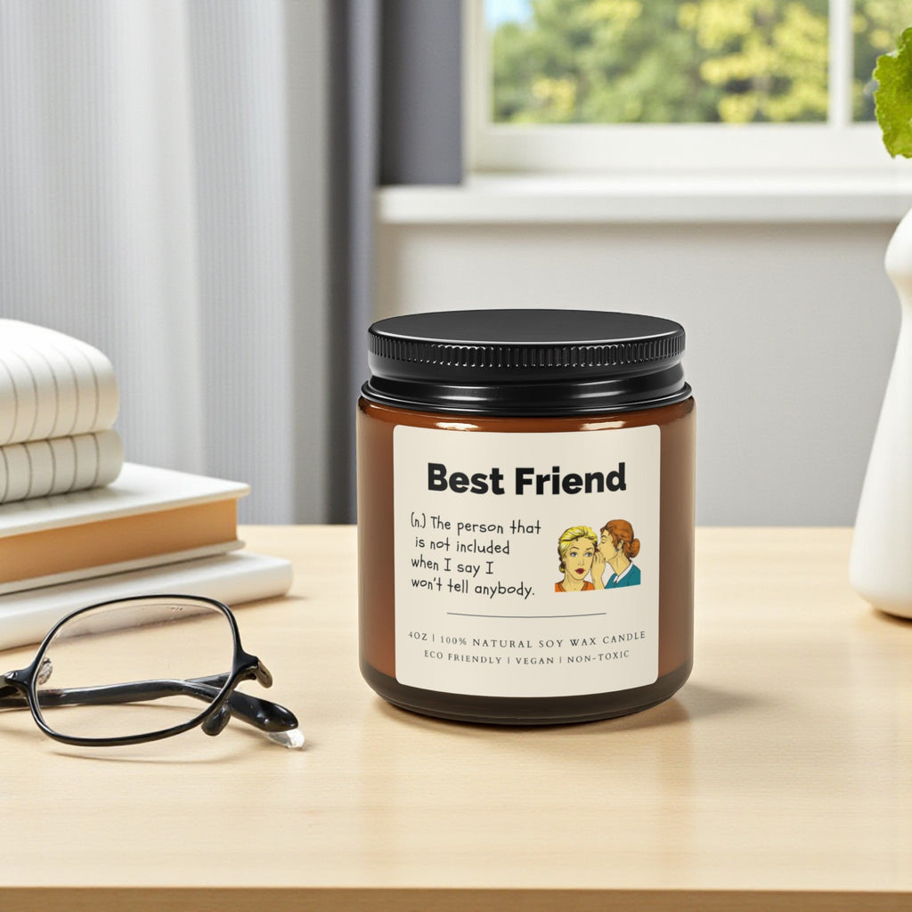Best Friend Scented Soy Wax Candle; 4oz/9oz