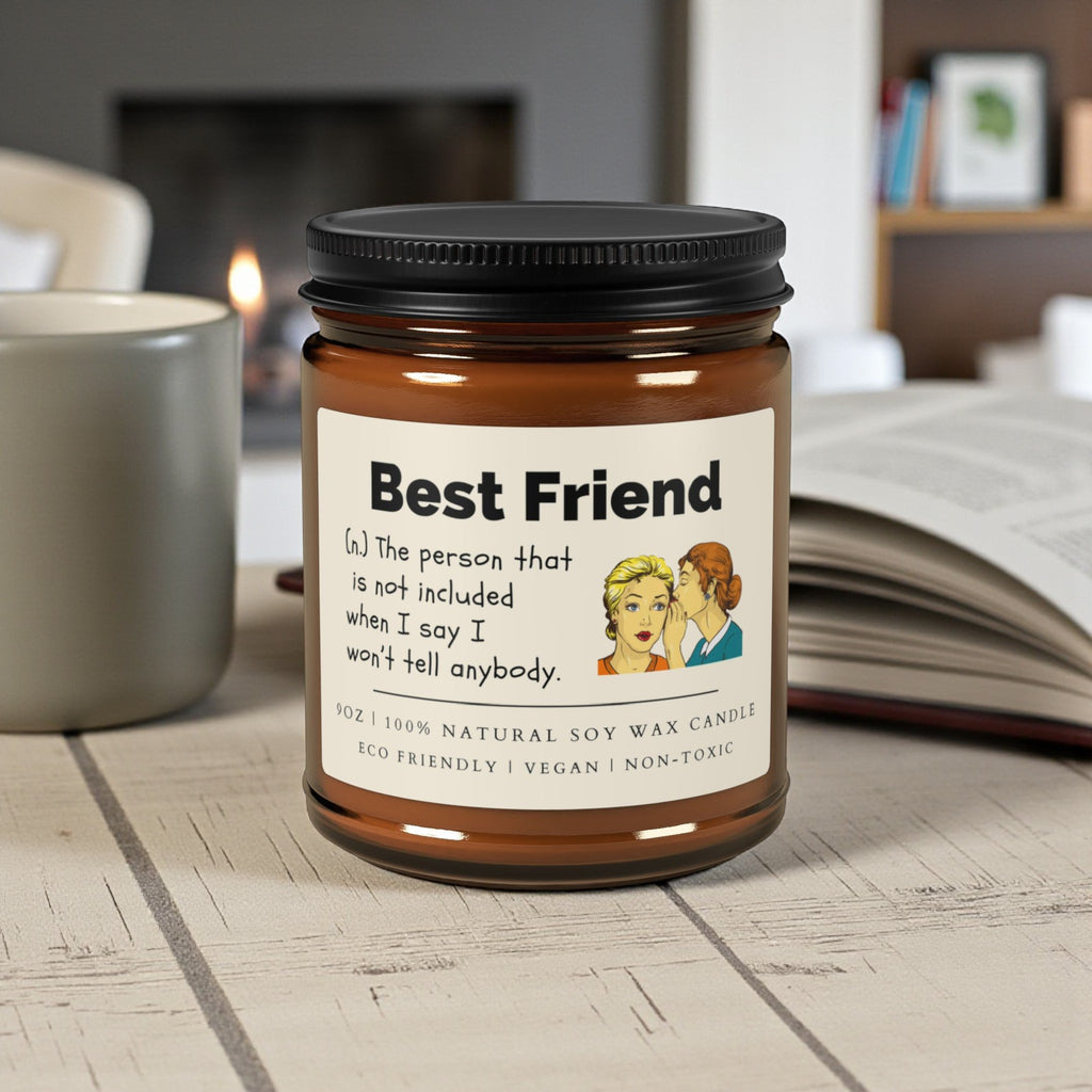 Best Friend Scented Soy Wax Candle; 4oz/9oz
