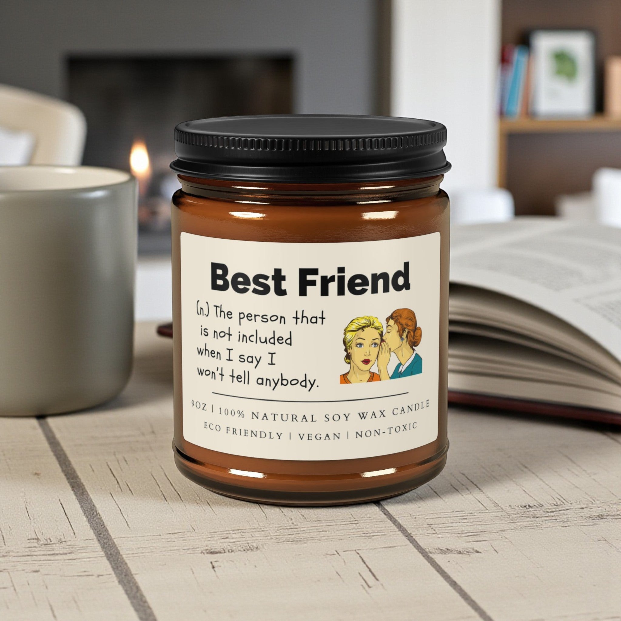 Best Friend Scented Soy Wax Candle; 4oz/9oz
