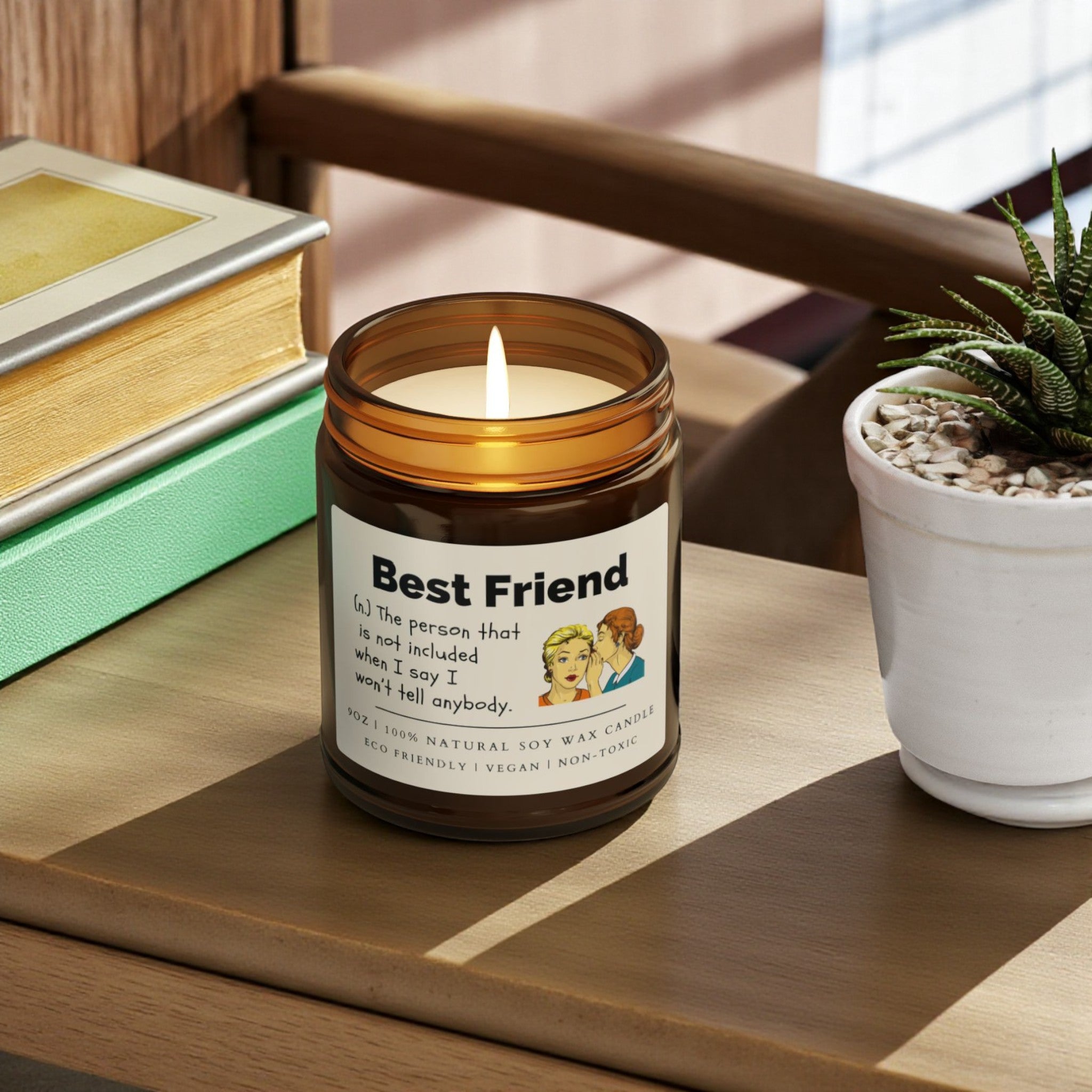 Best Friend Scented Soy Wax Candle; 4oz/9oz