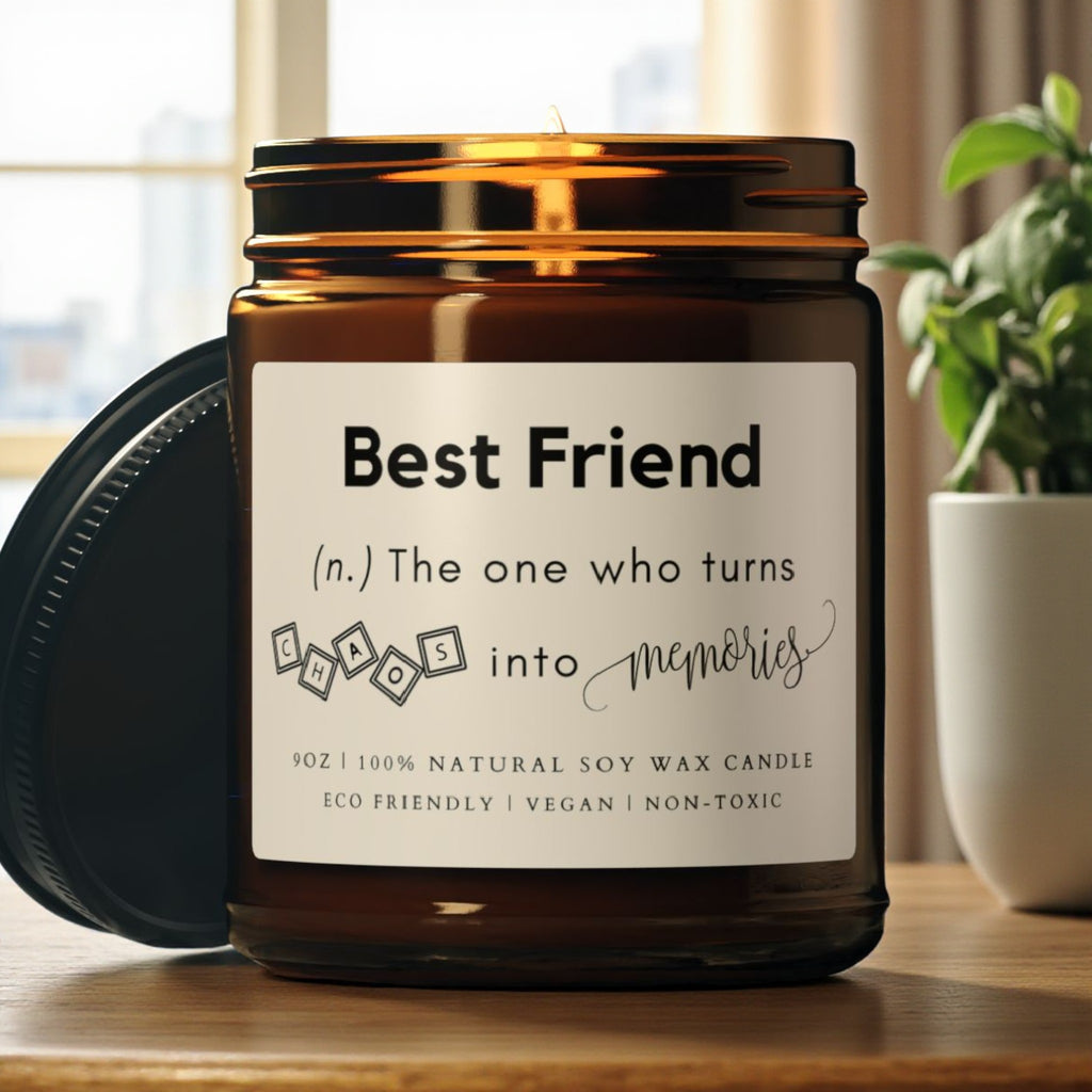 Best Friend Scented Soy Wax Jar Candle; 4oz/9oz