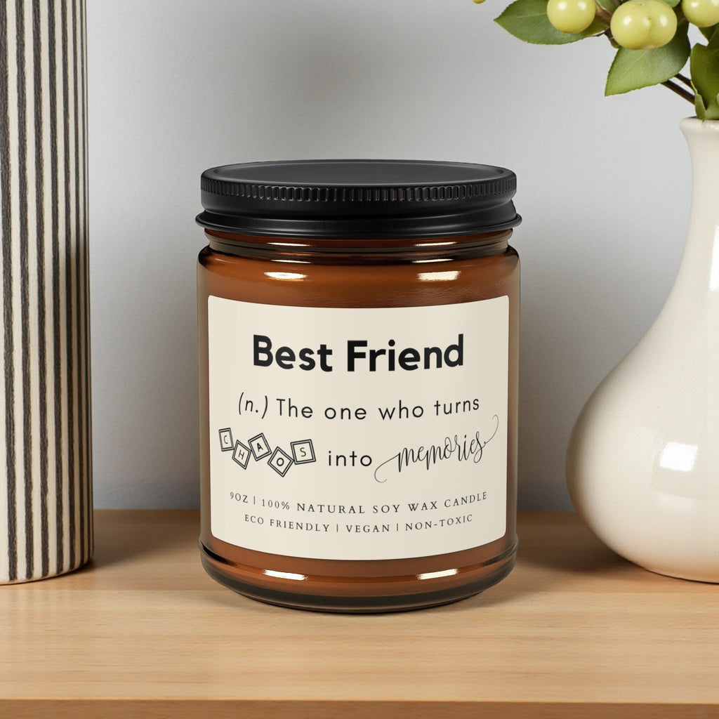 Best Friend Scented Soy Wax Jar Candle; 4oz/9oz