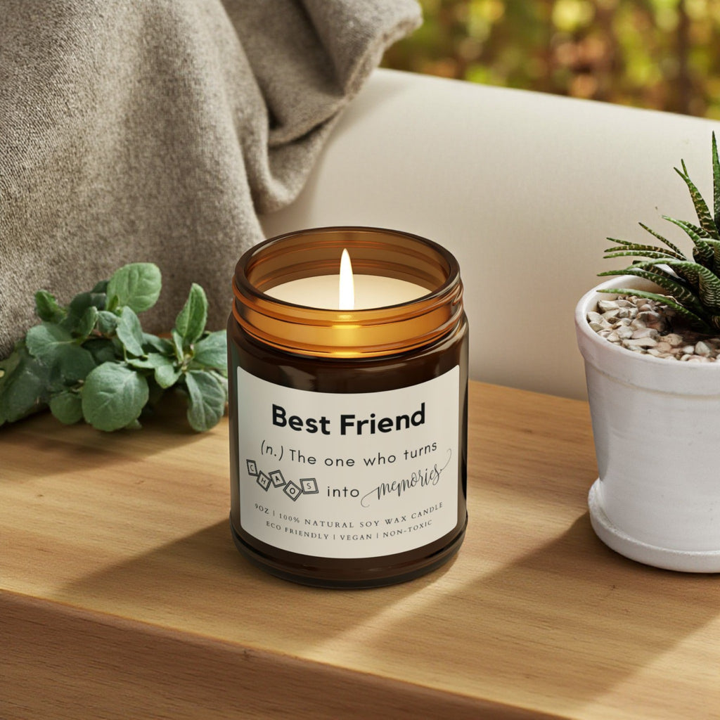 Best Friend Scented Soy Wax Jar Candle; 4oz/9oz