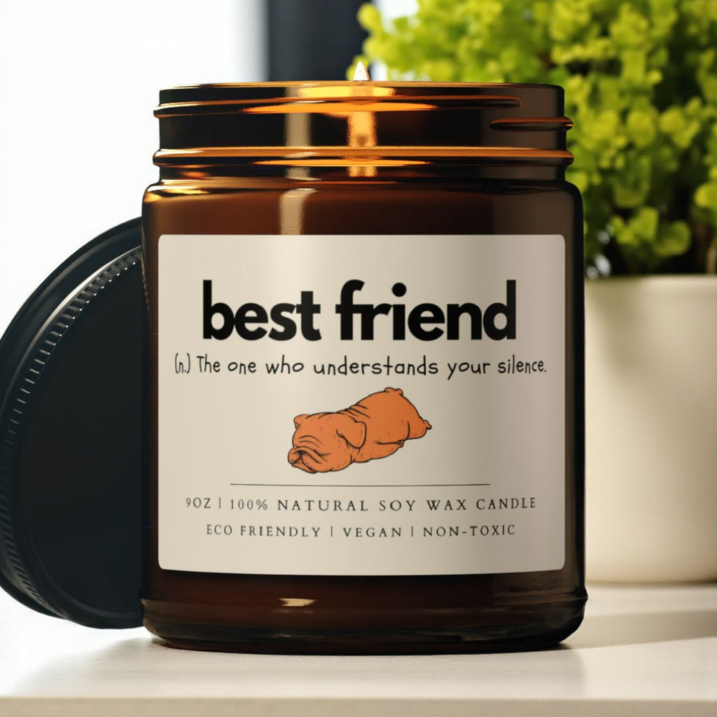 Best Friend Scented Soy Wax Candle; 4oz/9oz