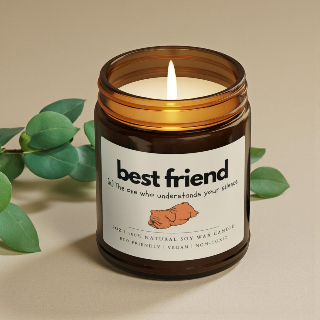 Best Friend Scented Soy Wax Jar Candle; 4oz/9oz
