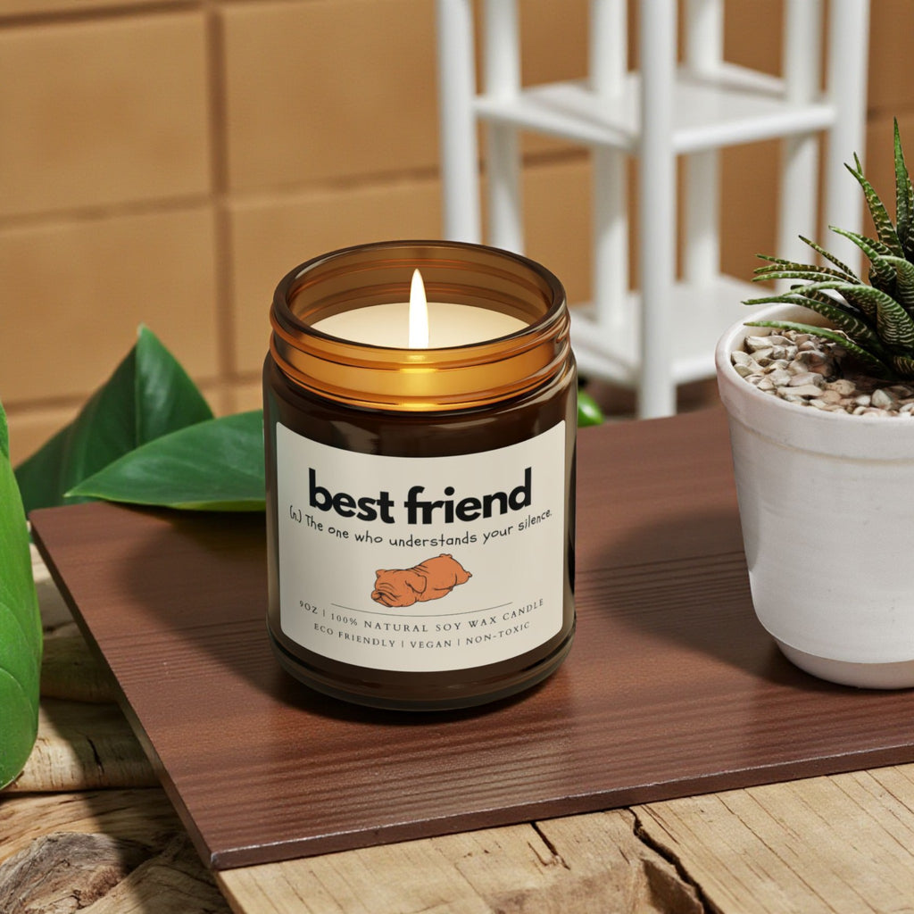 Best Friend Scented Soy Wax Jar Candle; 4oz/9oz
