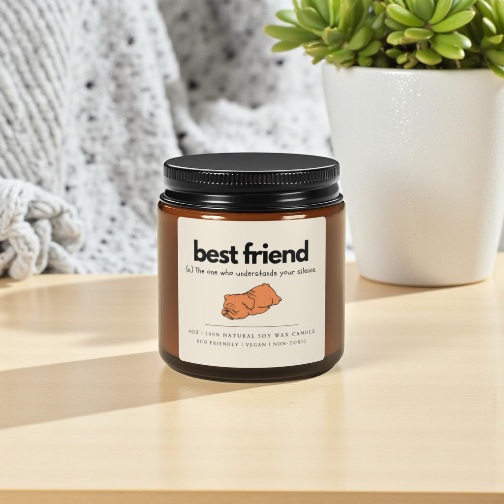 Best Friend Scented Soy Wax Jar Candle; 4oz/9oz