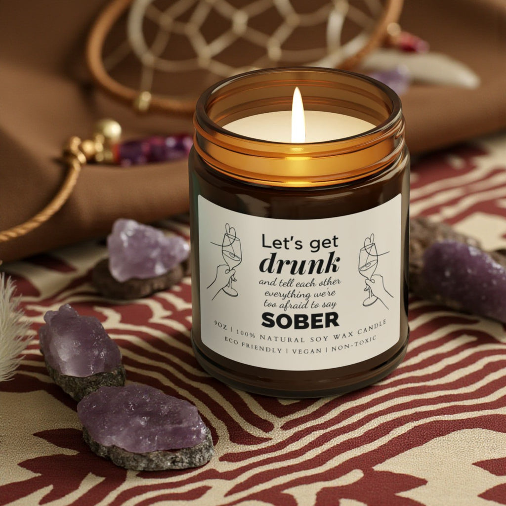 Let’s Get Drunk Scented Soy Wax Candle; 4oz/9oz