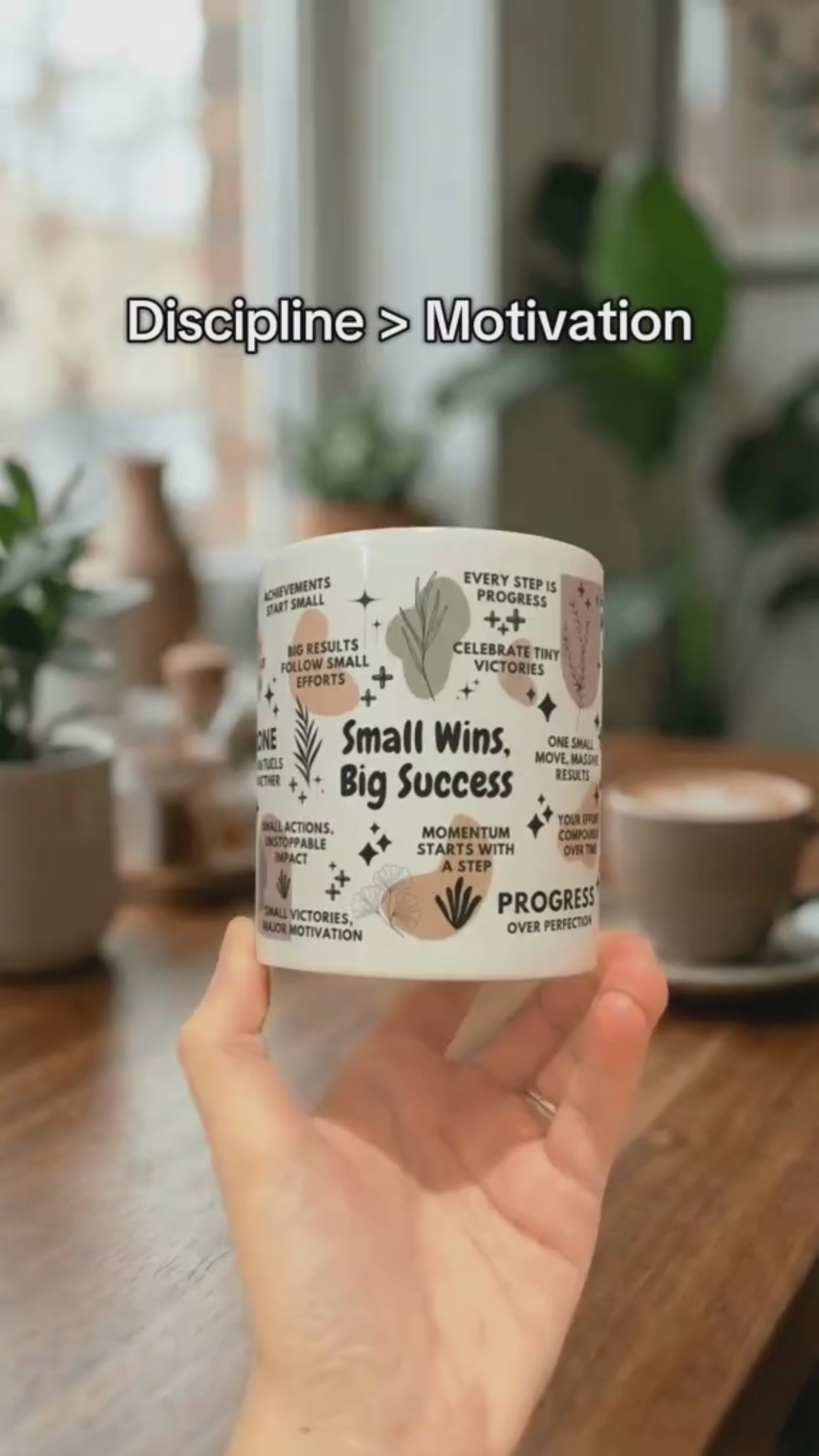 Small Wins Big Success Mug; 11oz/15oz
