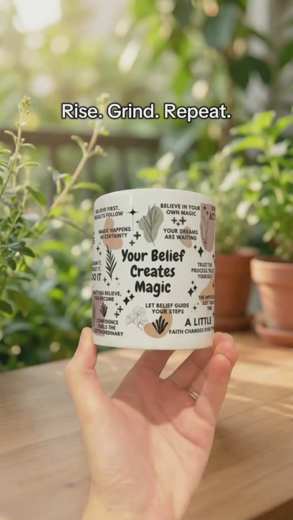 Your Belief Creates Magic Mug; 11oz/15oz