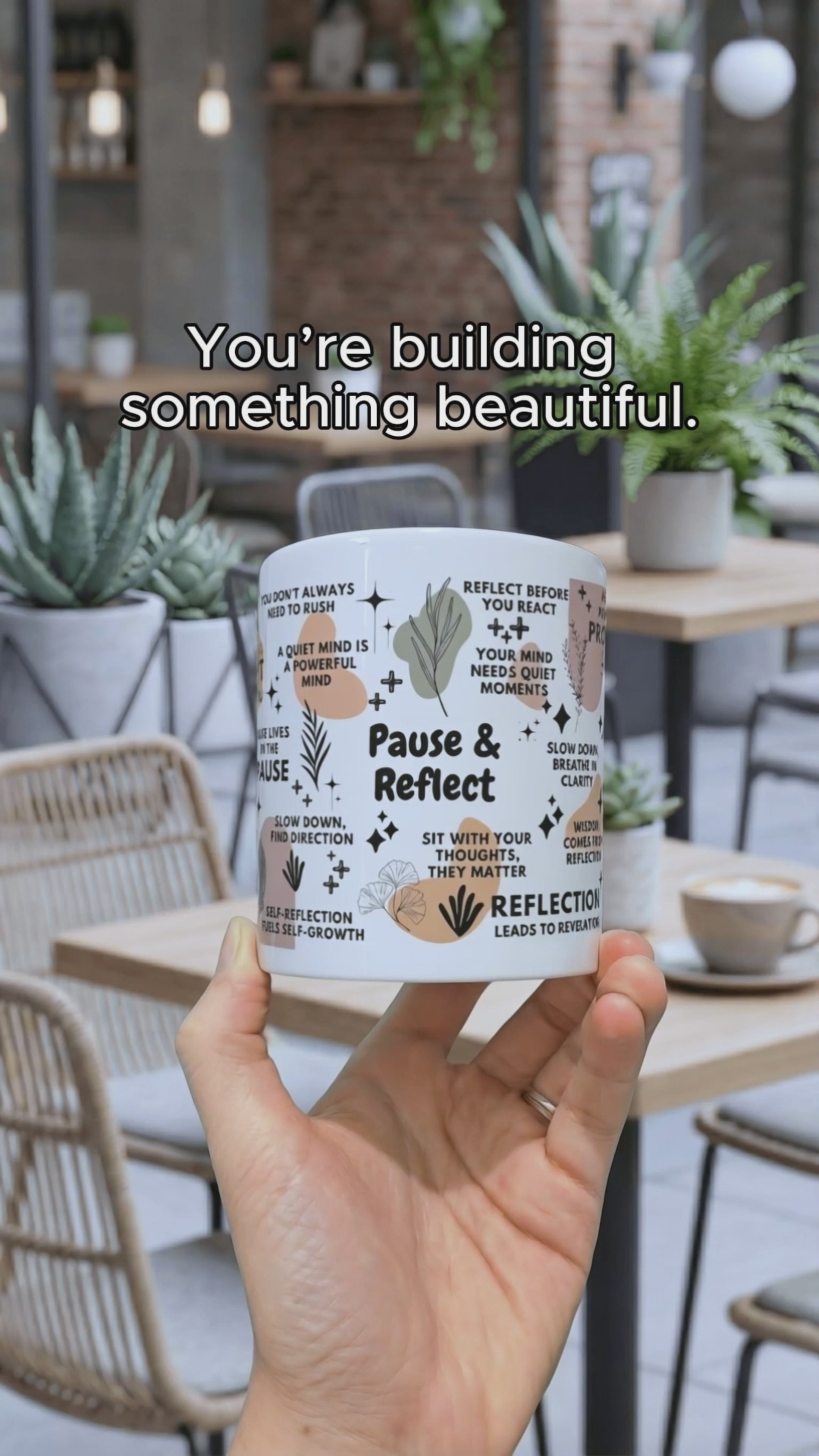Pause and Reflect Mug; 11oz/15oz