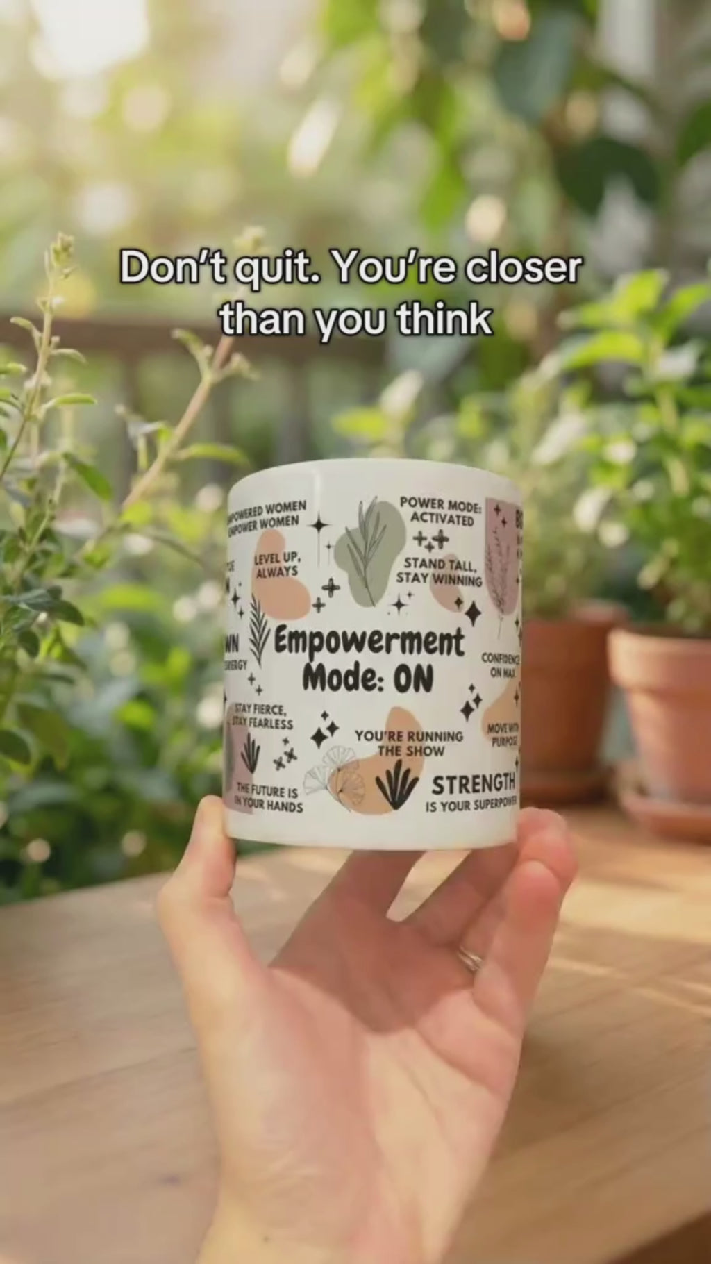 Empowerment Mode ON Mug; 11oz/15oz