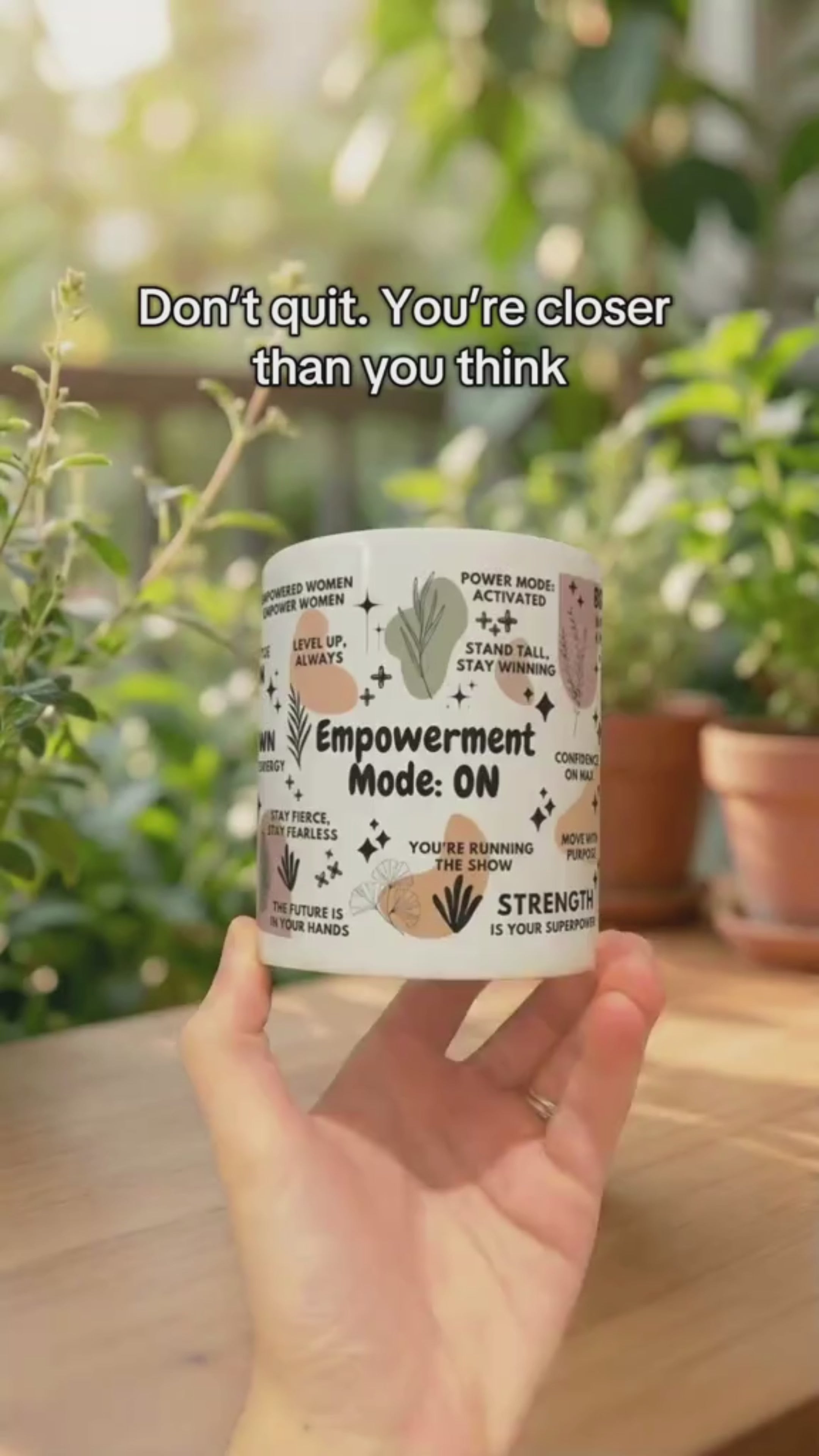 Empowerment Mode ON Mug; 11oz/15oz