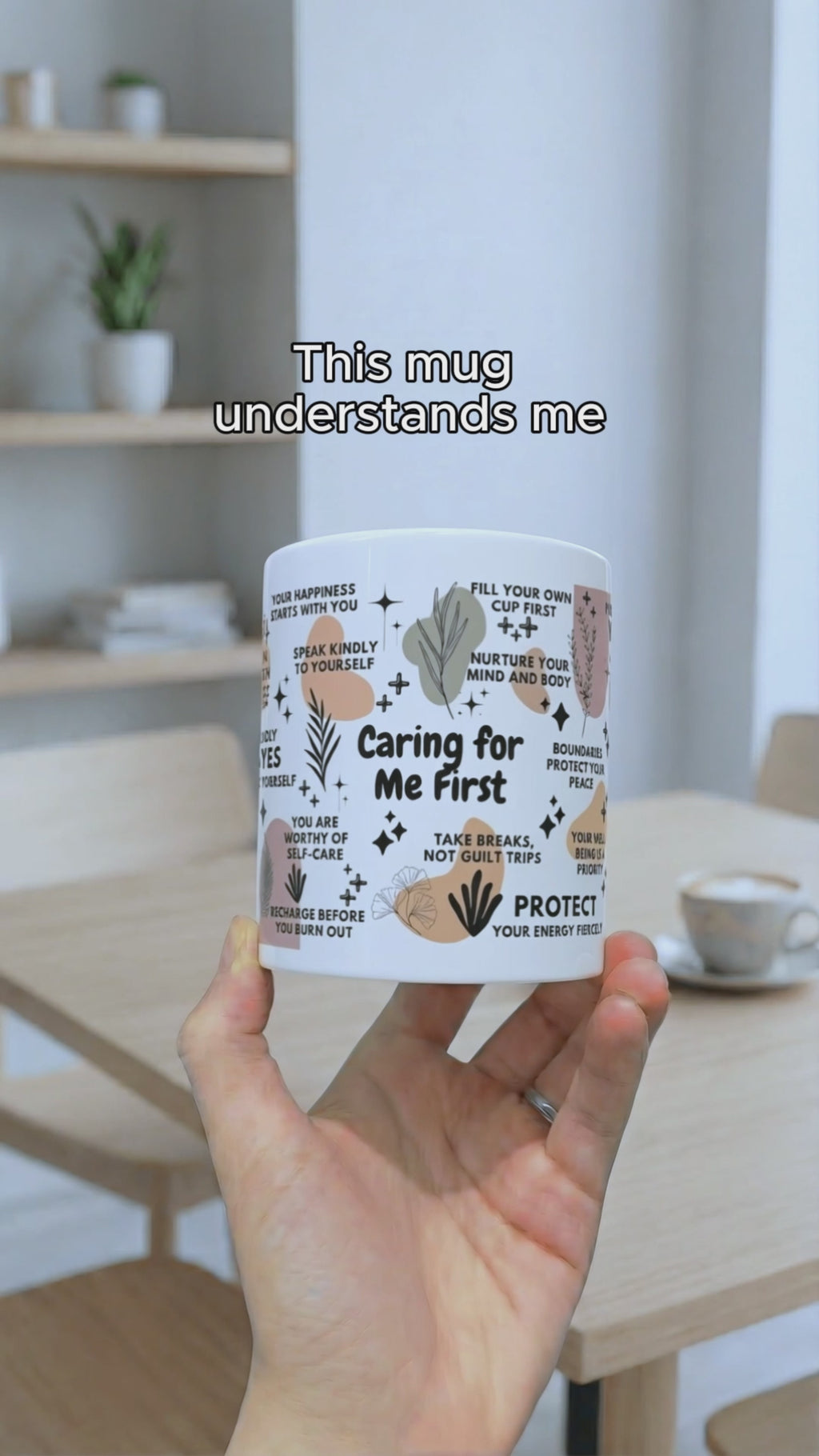 Caring for Me First Mug; 11oz/15oz