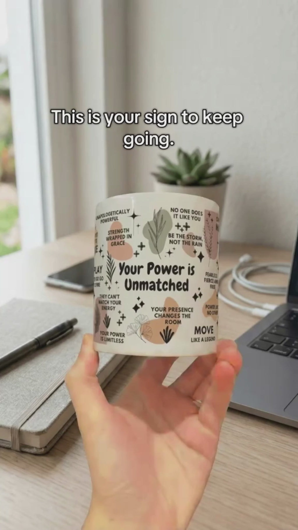 Your Power Is Unmatched Mug; 11oz/15oz